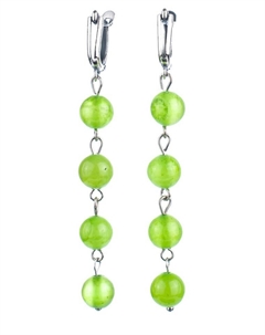 Серьги Бусики-колечки