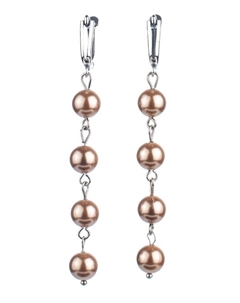 Серьги Бусики-колечки