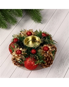 Подсвечник на одну свечу Зимнее волшебство