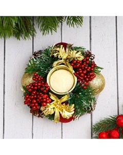 Подсвечник на одну свечу Зимнее волшебство