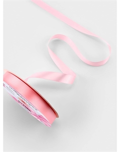 Лента атласная, 20 мм, 91±1 м, розовая №04 Арт узор