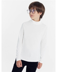 Белоснежный джемпер с воротником-стойкой для мальчиков Mark formelle