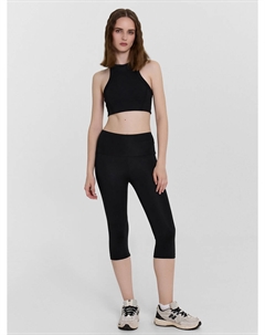 Бриджи женские с высокой линией талии в черном цвете Mark formelle