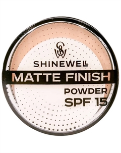 Матирующая пудра SPF 15 компактная легкая 10 Shinewell