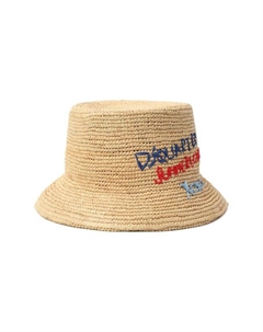 Панама из рафии Dsquared2