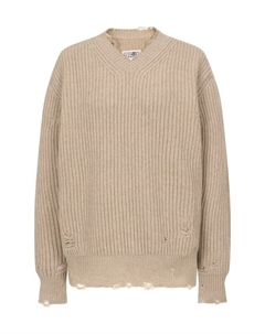 Шерстяной свитер Mm6