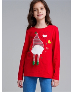 Фуфайка трикотажная для девочек (футболка с длинными рукавами) Playtoday tween
