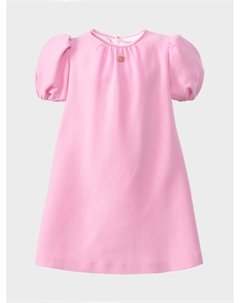 Платье с рукавами-фонариками, розовое Dolce&gabbana