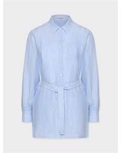 Рубашка удлиненная с поясом Brunello cucinelli