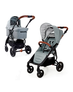 Детская коляска 2 в 1 прогулочный блок Snap 4 Trend Grey Marle и люлька Valco baby