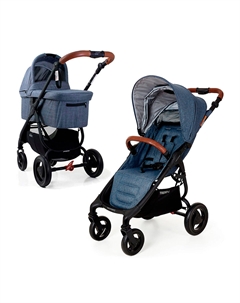 Детская коляска 2 в 1 прогулочный блок Snap 4 Trend Denim и люлька Valco baby