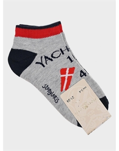 Серые носки с принтом "Yachting" Story loris