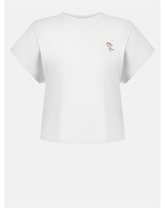 Футболка укороченная с вышивкой Qs by s.oliver