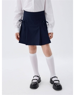 Юбка-шорты в складку с бантиками для девочек Sela