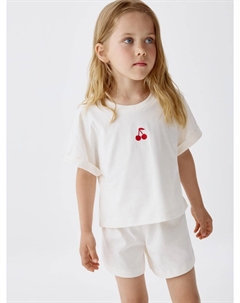 Пижама с принтом для девочек Sela