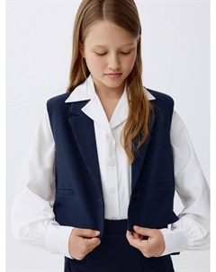 Укороченный школьный жилет для девочек Sela