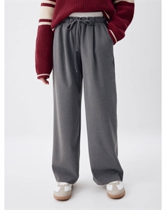 Широкие брюки с двойным поясом для девочек Sela