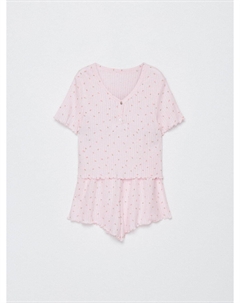 Пижама с принтом для девочек Sela