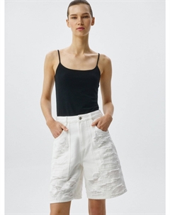 Джинсовые шорты в стиле гранж Sela