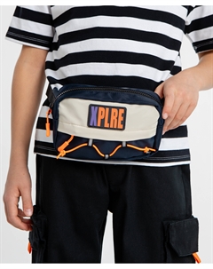 Сумка поясная для мальчика Button blue