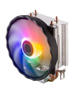 Устройство охлаждения(кулер) Red Cool RCA-100C, 4-pin, RGB, 120мм, серебристый, retail Azerty