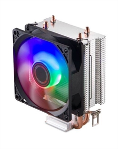 Устройство охлаждения(кулер) Red Cool RCA-95C, 4-pin, RGB, 90мм, серебристый, retail Azerty