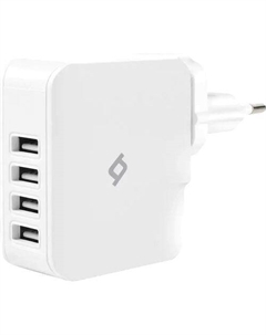 Сетевое зарядное устройство TTEC 2SC02B, 4xUSB-A, 25Вт, 5.1A, белый Ttec