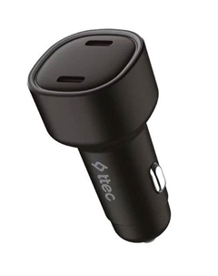 Автомобильное зарядное устройство TTEC 2CKP03S, 2xUSB-C, 60Вт, черный Ttec