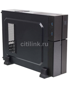 Корпус mATX Playa Slim, Slim-Tower, без БП, черный Aerocool
