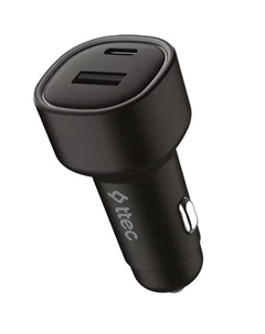 Автомобильное зарядное устройство TTEC 2CKP04S, USB-A, USB-C, 83Вт, черный Ttec