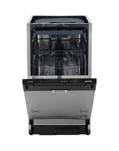 Встраиваемая посудомоечная машина Gorenje GV563E11, узкая, ширина 44.8см, полновстраиваемая, загрузка 10 комплектов