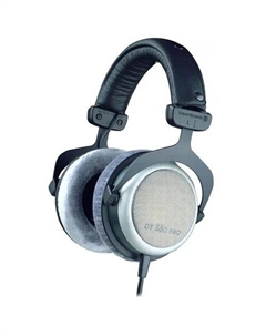 Наушники BEYERDYNAMIC DT 880 Pro, 3.5 мм/6.3 мм, накладные, черный/серебристый Beyerdynamic