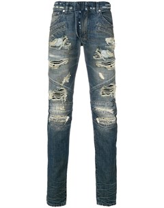 Pierre balmain джинсы узкого кроя с эффектом потертости 31 синий Pierre balmain