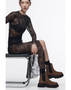 Ботинки-челси из натуральной замши Befree