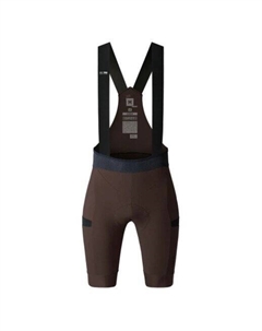 Велотрусы c лямками GRIT 2.0 WOMEN COCOA, шоколадный, 10-02-093-004 (Размер: XS) Gobik