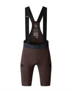 Велотрусы c лямками GRIT 2.0 MEN COCOA, шоколадный, 10-02-092-006 (Размер: XL) Gobik