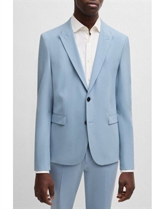 Пиджак из смесовой шерсти приталенный Hugo