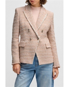 Жакет твидовый приталенный Boss