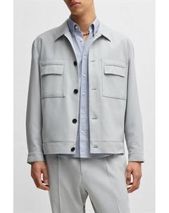 Куртка прямого кроя с карманами Hugo