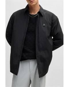 Рубашка утепленная свободного кроя Hugo