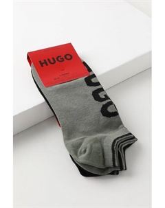 Набор из 2 пар коротких хлопковых носков Hugo