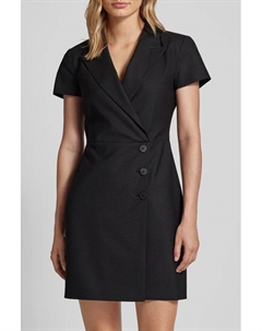 Платье с запахом спереди с коротким рукавом Hugo