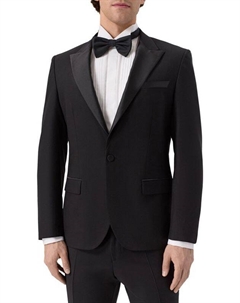 Смокинг из смесовой шерсти приталенный Hugo