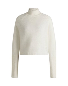 Джемпер шерстяной с воротником стойкой Hugo