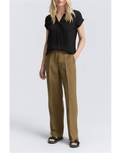 Брюки льняные прямого кроя Tom tailor