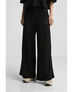 Брюки хлопковые расклешенные Ea7