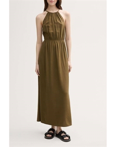 Платье с открытыми плечами на эластичном поясе Tom tailor