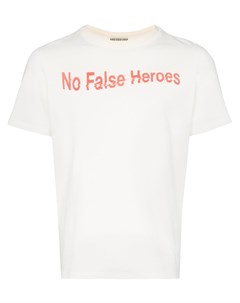 Nounion футболка с принтом heroes l белый Nounion