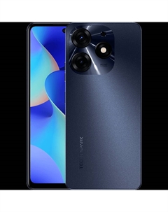 Смартфон Tecno Spark 10 Pro, 6.78" 1080x2460 IPS, MediaTek Helio G88, 8Gb RAM, 128Gb, 3G/4G, NFC, Wi-Fi, BT, 2xCam, 2-Sim, 5000 мА⋅ч, USB Type-C, Android 13, черный (TCN-KI78.128.STBL)
