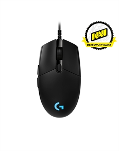 Мышь проводная Pro HERO Black USB, 25600dpi, оптическая светодиодная, USB, черный (910-005440) Logitech